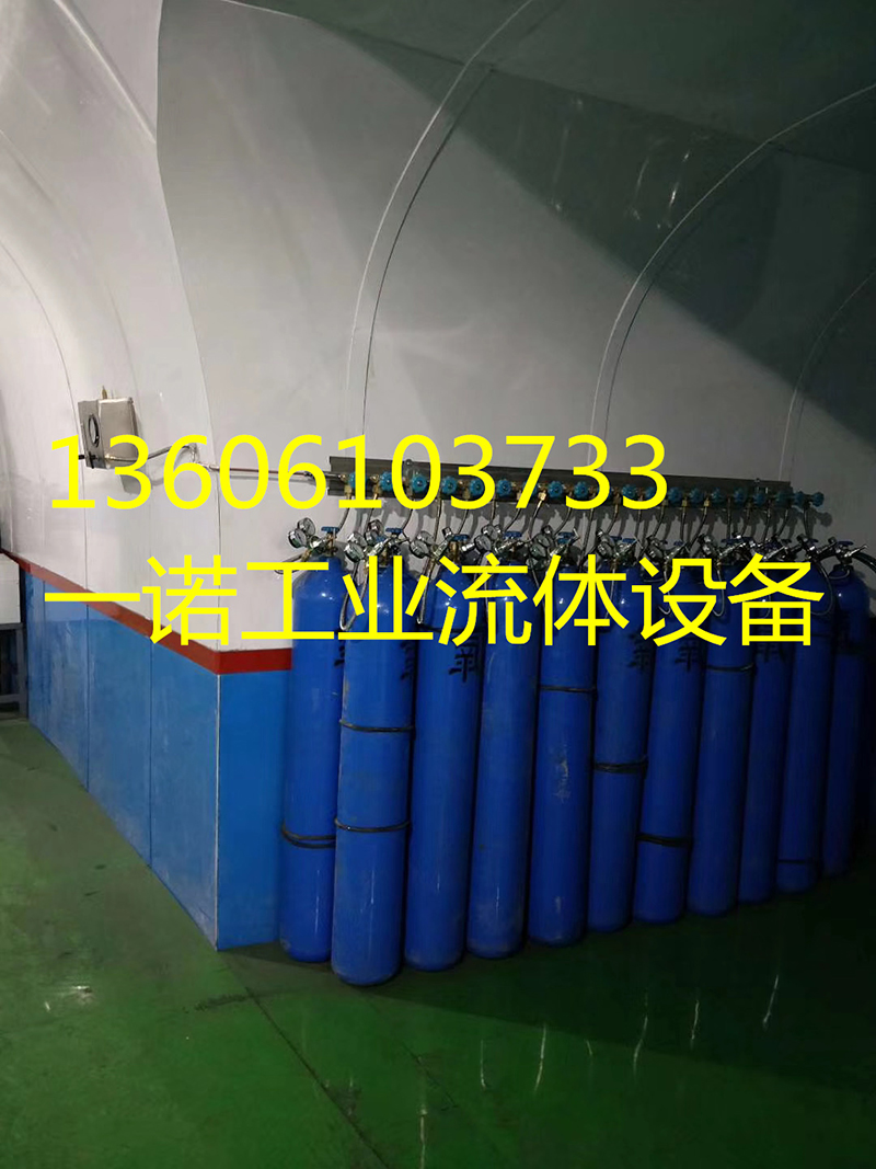 礦井井下避難硐室專用氧氣空氣二氧化碳匯流排壓風供氧系統